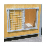 Grille coulissante de fermeture d’entrée pour niche CONFORT ou CPRS – 80×61 cm