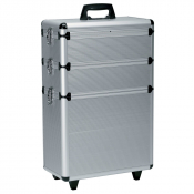 Valise de toilettage en aluminium